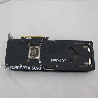 【通販センター】中古  PNY GeForce RTX 5070 Ti 16GB Overclocked Triple Fan VCG5070T16TFXPB1-O（RTX5070Ti 16GB） 3480039537 