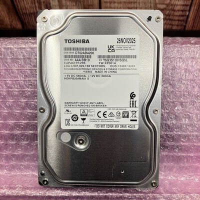 【富士青葉店】中古  各社 3.5インチ HDD 2TB SATA （デスクトップ用） 121849 