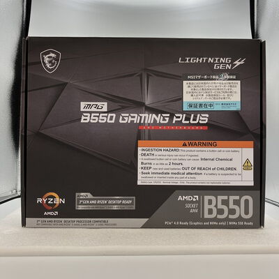 【新潟店】中古  MSI MPG B550 GAMING PLUS (B550 AM4 ATX DDR4) 142929 