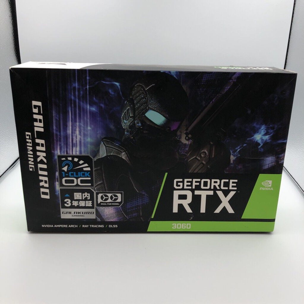 中古 玄人志向 GG-RTX3060-E12GB/OC/DF (RTX3060 12GB) 144779