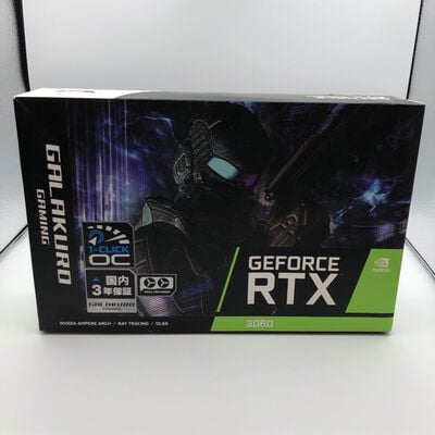 【甲府飯田店】中古  玄人志向 GG-RTX3060-E12GB/OC/DF (RTX3060 12GB) 144779 