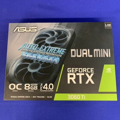 【横浜駅前店】中古  ASUS DUAL-RTX3060TI-O8G-MINI-V2 (RTX3060Ti 8GB) 175521 