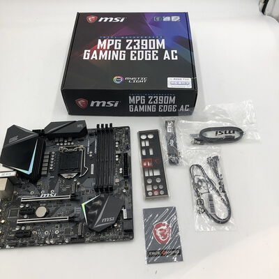 中古 MSI MPG Z390M GAMING EDGE AC(Z390 1151 mATX DDR4 138849 