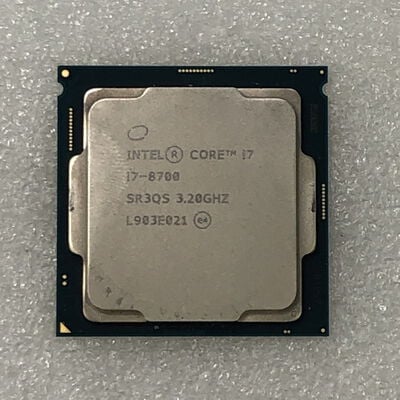 【甲府飯田店】中古  INTEL Core i7 8700 (1151/3.20GHz/12M/C6/T12) 136198 