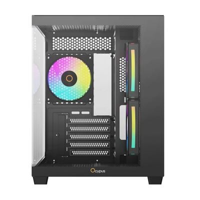 Ocypus  Gamma C54 ARGB Gamma-C54-BKD300XX-GL (MicroATX ガラス ブラック) 