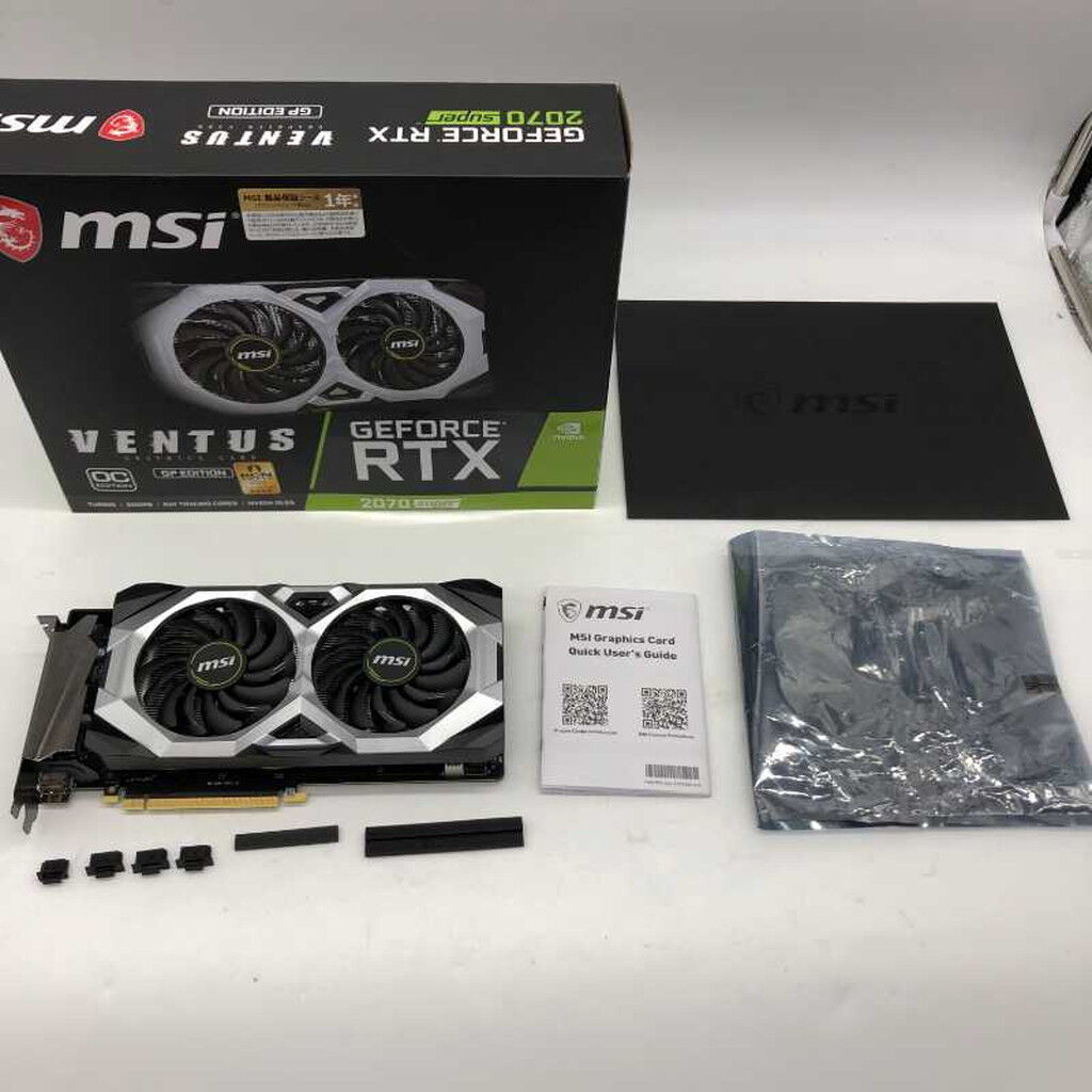 中古 MSI GeForce RTX 2070 SUPER VENTUS GP OC (RTX2070 SUPER 8GB