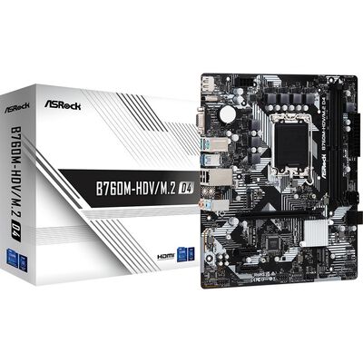 ASRock  B760M-HDV/M.2 D4 (B760 1700 MicroATX) 