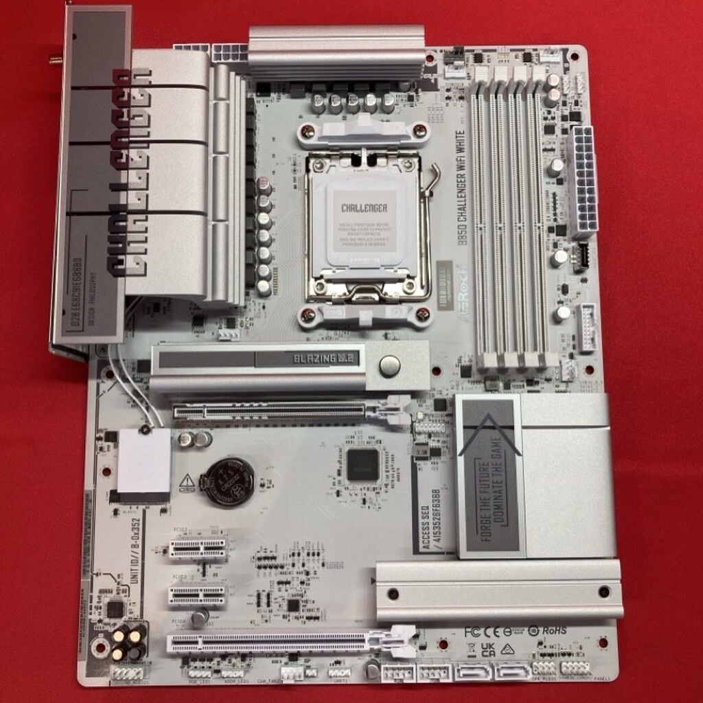 中古 ASRock B850 Challenger WiFi White (B850 AM5 ATX) 3250005968