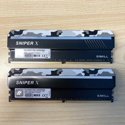 【博多店】中古  G.Skill F4-3600C19D-16GSXWB(DDR4 PC4-28800 16GBx2) 3310006283 