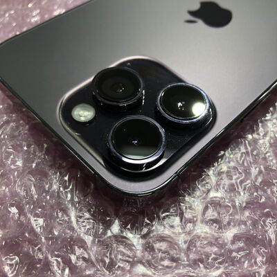 【宮崎恒久店】中古  【au版SIMフリー】Apple iPhone14 Pro Max 6.7インチ 256GB (ディープパープル) MQ9E3J/A 155081 
