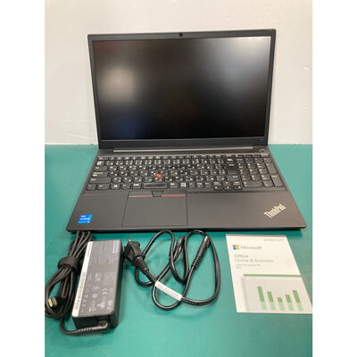 【富山本郷店】中古  LENOVO E15 Gen2 MSO 指紋認証あり (Intel Core i5 1135G7 2.4GHz/8GB/SSD256GB/-/オンボード/15.6/1920x1080/GbE/Wi-Fi/WEBCAM/W11P/Microsoft Office Home and Business 2024) 188541 