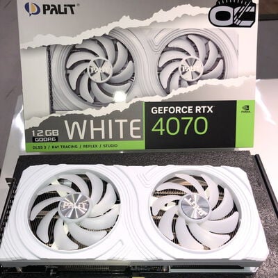 【姫路店】中古  Palit NE64070S19K9-1048L(RTX4070 WHITE OC GDR6) 4740000787 
