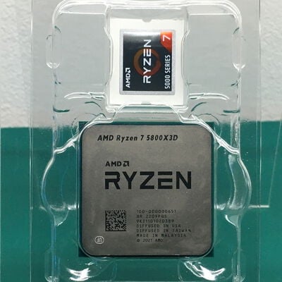 【佐賀南部バイパス店】中古  AMD Ryzen 7 5800X3D (AM4/3.4/100M/C8/T16/105W） 150181 