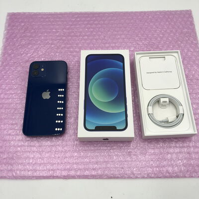 【福井日之出店】中古  Apple iPhone12 6.1インチ 128GB (ブルー) 国内版SIMロックフリー MGHX3J/A 143743 