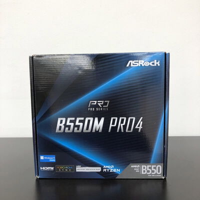 【長野稲里店】中古  ASRock B550M Pro4 (B550 AM4 mATX DDR4) 142938 