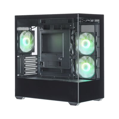 玄人志向  KRC-mT01B (MicroATX ガラス ブラック) 