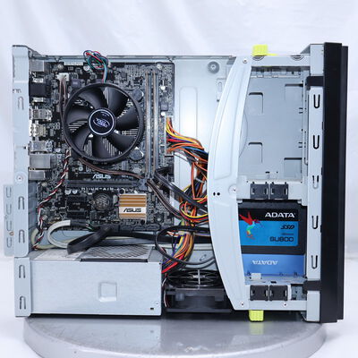 【通販センター】中古  【ジャンク品/保証無/返品質問不可】THIRDWAVE Slim Knight (Intel Celeron CPU G3900 2.80GHz/8GB/SSD128GB/なし/オンボード/W11H64 MAR) 1000804237 185092 