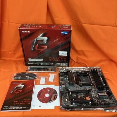 【なんば店】中古  ASRock B550M Phantom Gaming 4 (B550 AM4 mATX DDR4) 3280021142 