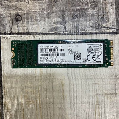 【広島店】中古  各社 M.2 SSD SATA接続 256GB （M.2 SATA 2280） 134625 