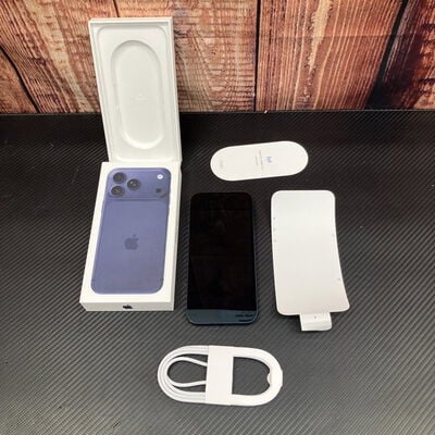 【富士青葉店】中古  Apple iPhone17 Pro Max 512GB ディープブルー 【国内版SIMフリー】 MFYE4J/A 183043 