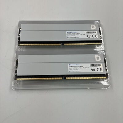 【なんば店】中古  ﾄﾞｽﾊﾟﾗｾﾚｸﾄ D5D6000-16G2A1-RGB-WH(DDR5-6000 16GBx2) 3280022529 