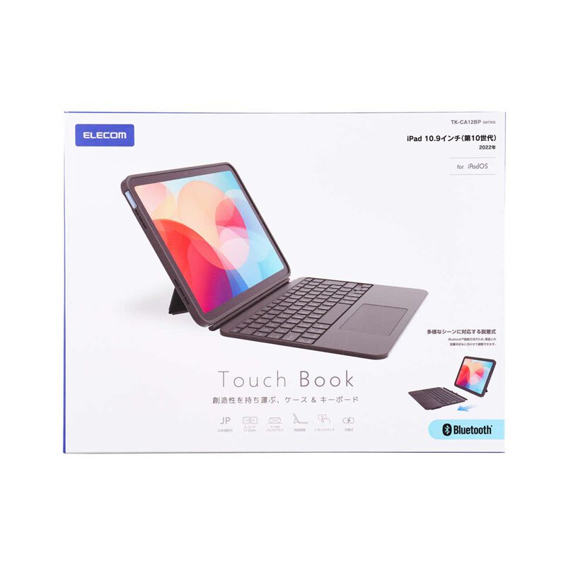 エレコム Touch Book for iPad 11インチ/10.9インチ TK-CA12BPBK
