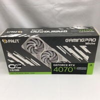 中古  Palit NED47TST19T2-1043W GamingPro White OC (RTX4070Ti SUPER 16GB) 164255 