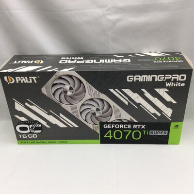 【浜松店】中古  Palit NED47TST19T2-1043W GamingPro White OC (RTX4070Ti SUPER 16GB) 164255 