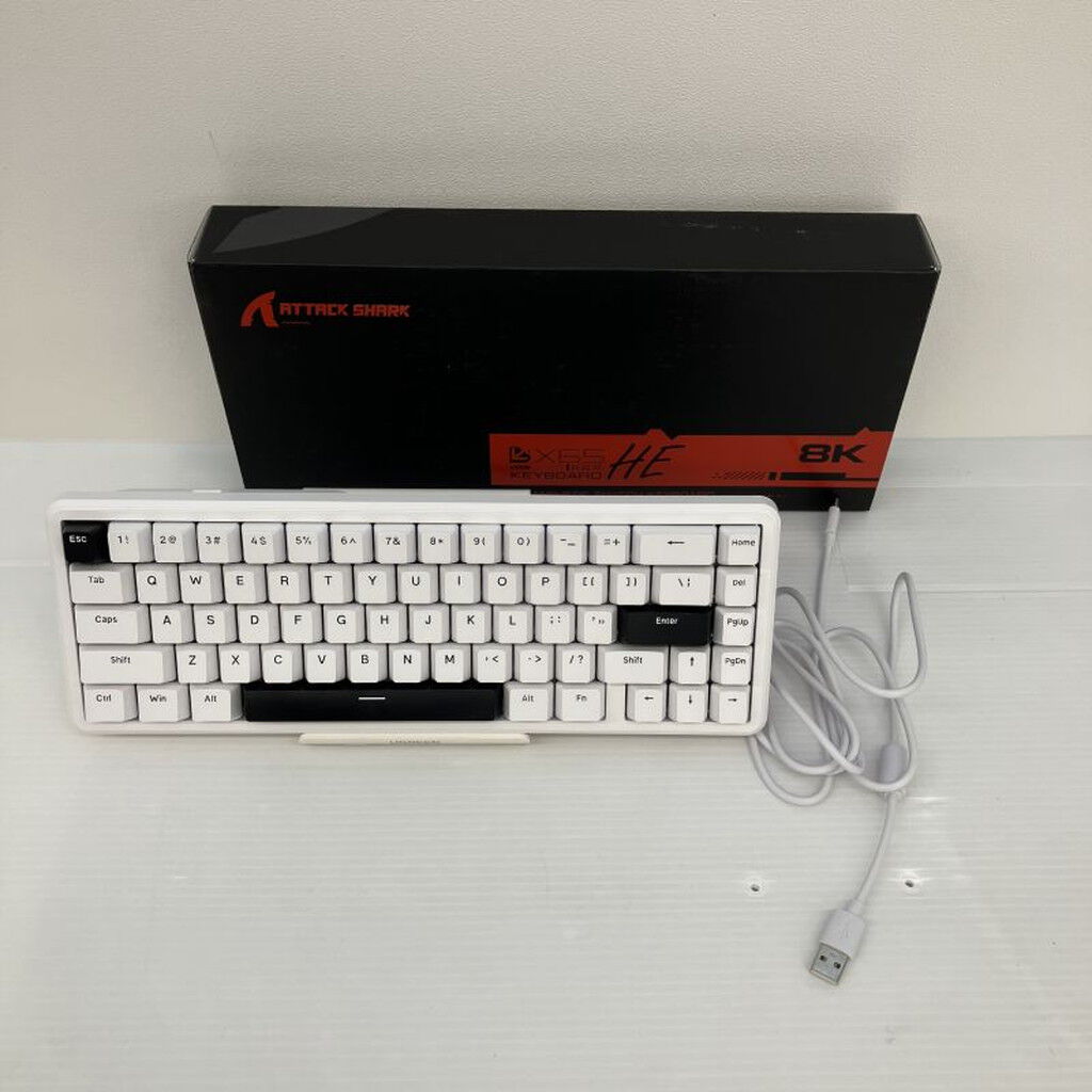 中古 ATTACK SHARK ゲーミングキーボードX65 HE 5230000910 （340812