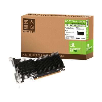玄人志向  GF-GT710-E1GB/HS (GeForce GT 710 1GB) 