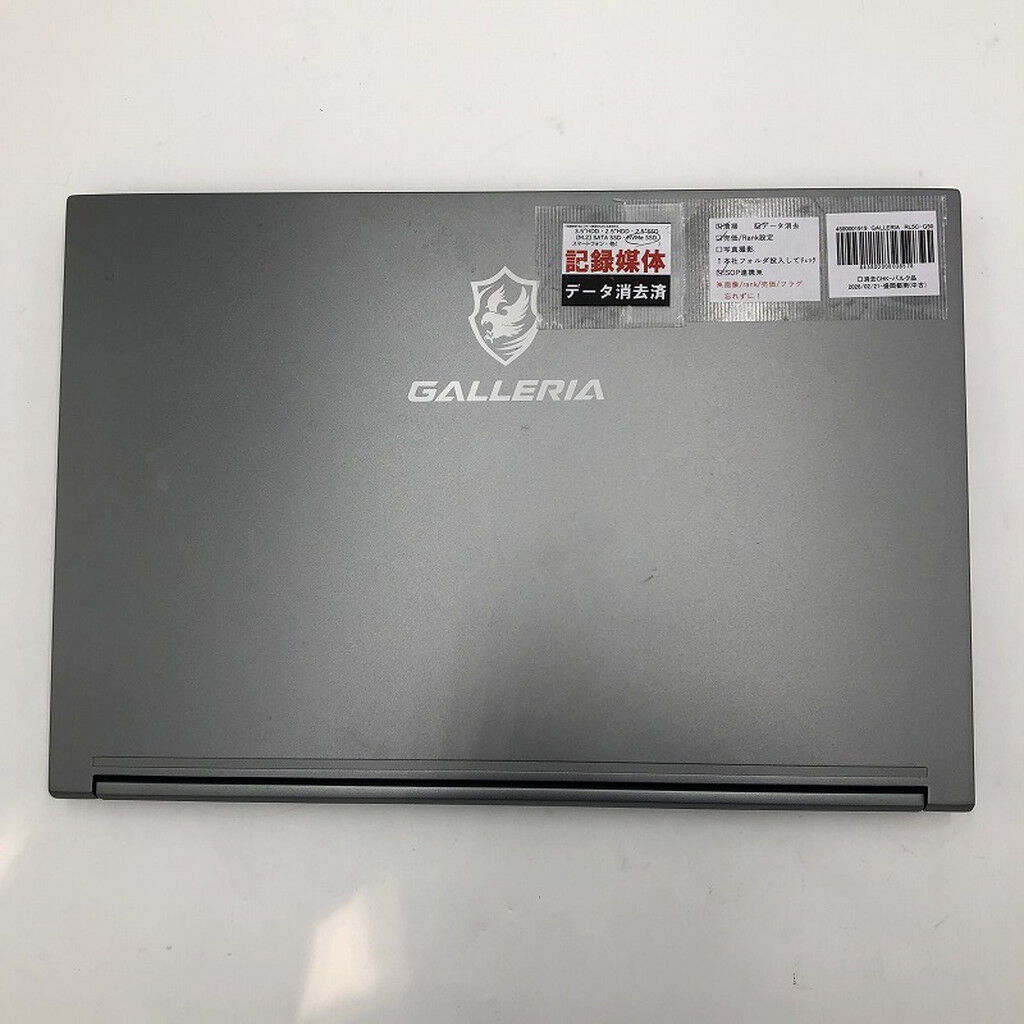 中古 GALLERIA RL5C-G50 4580001919 （330285） ｜ パソコン通販