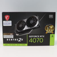 中古  MSI GeForce RTX 4070 VENTUS 2X 12G OC(RTX4070 12GB) 3480036516  中古  MSI GeForce RTX 4070 VENTUS 2X 12G OC(RTX4070 12GB) 3480036516