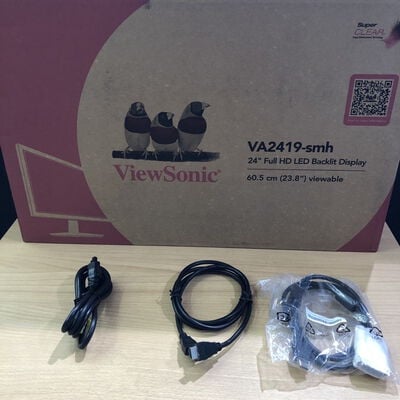 【甲府飯田店】中古  Viewsonic VA2419-SMH-7 (23.8”W 1A1H 5ms IPS) 182907 