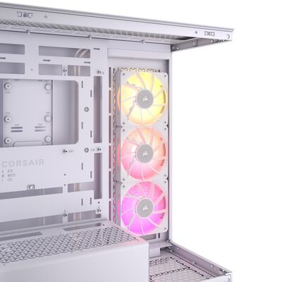 Corsair  iCUE LINK 3500X RGB Tempered Glass White CC-9011281-WW (E-ATX ガラス ホワイト) 