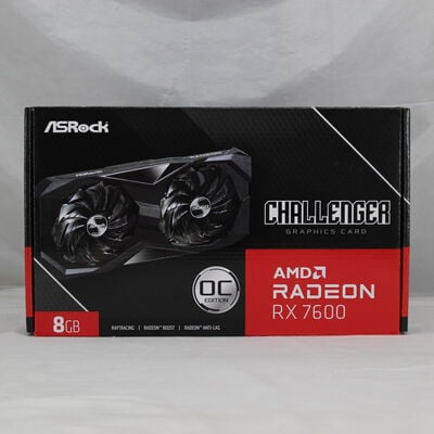 中古  ASRock RX7600 CL 8GO (RX7600 Challenger 8G OC) 3480033403 