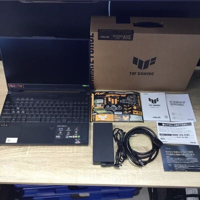 【松山環状枝松店】中古  ASUS TUF Gaming A15 FAS07NV_FA507NV (Ryzen7 7735HS/16GB/SSD1TB/無し/RTX4060 8GB/15.6/1920x1080/W11H) 4560001527 