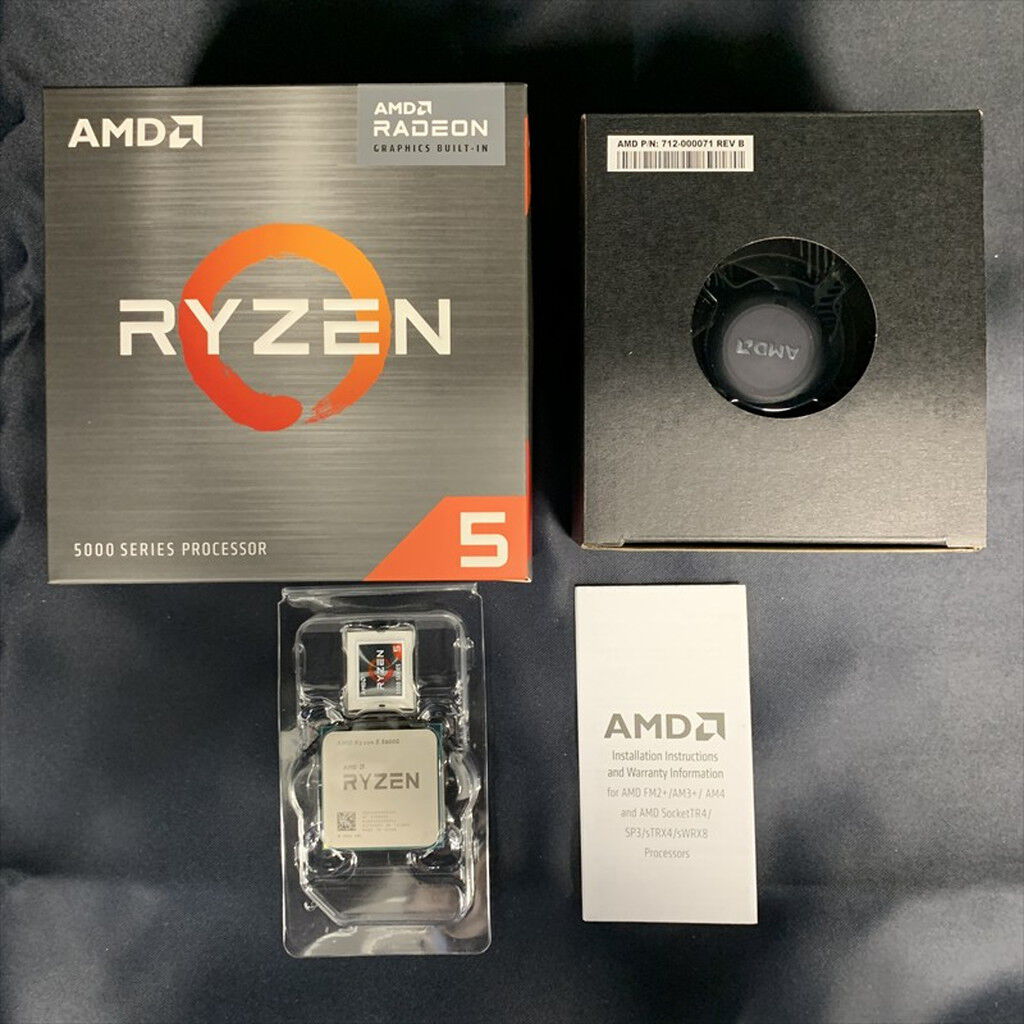 中古 AMD Ryzen 5 5600G (AM4/3.9GHz/19M/C6/T12/65W) 146740