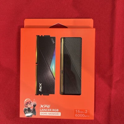 【静岡東瀬名店】中古  ADT AX5U6000C3016G-DCLARBK-DP(DDR5-6000 16GBx2) 5140001246 