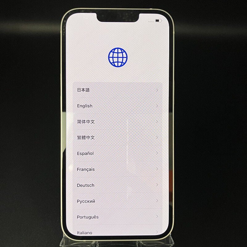 中古 【au版SIMフリー】Apple iPhone13 6.1インチ 128GB (スター