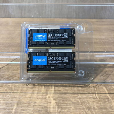 【姫路店】中古  Crucial CT2K16G56C46S5(DDR5 PC5-44800 SO 16GBx2) 4740001204 
