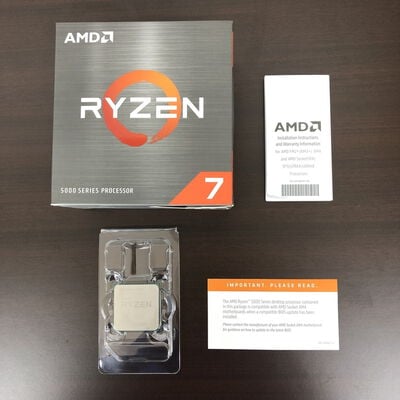 【長野稲里店】中古  AMD Ryzen 7 5700X (AM4/3.4GHz/36M/C8/T16/65W) 150182 