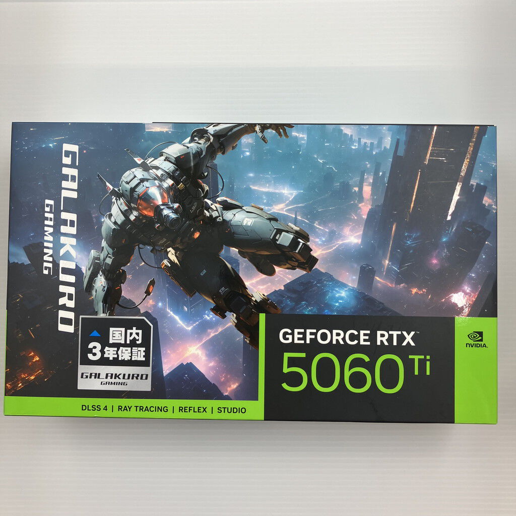 中古 玄人志向 GG-RTX5060Ti-E16GB/OC/DF (RTX5060Ti 16G) 178243