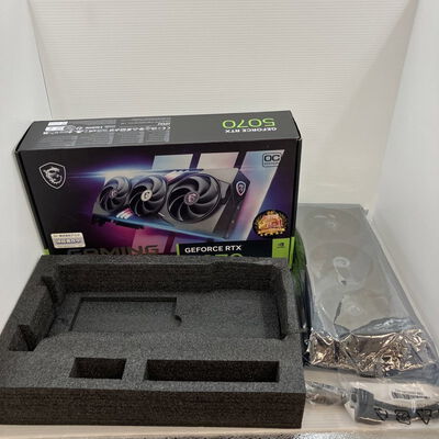 【秋葉原本店】中古  MSI GeForce RTX 5070 12G GAMING TRIO OC (RTX5070 12G) 176908 