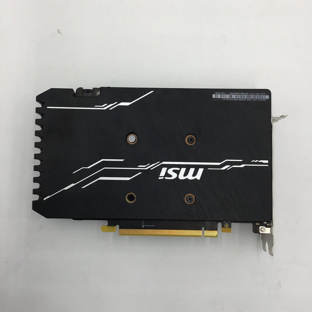 中古 MSI GeForce GTX 1660 SUPER VENTUS XS OC (GTX1660 SUPER