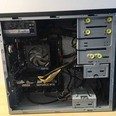 【博多店】中古  FRONTIER PC(Ryzen 7 3700X/16GB/SSD500GB/HDD2TB/RTX4060Ti) 3310005297 