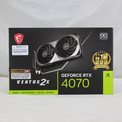 【通販センター】中古  MSI GeForce RTX 4070 VENTUS 2X E 12G OC 180530 