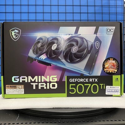 【新潟店】中古  MSI GeForce RTX 5070 Ti 16G GAMING TRIO OC PLUS (RTX5070Ti 16G) 176549 