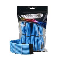 CableMod  CM-PCAB-BKIT-NKLB-3PC-R (ケーブル延長キット ライトブルー) 