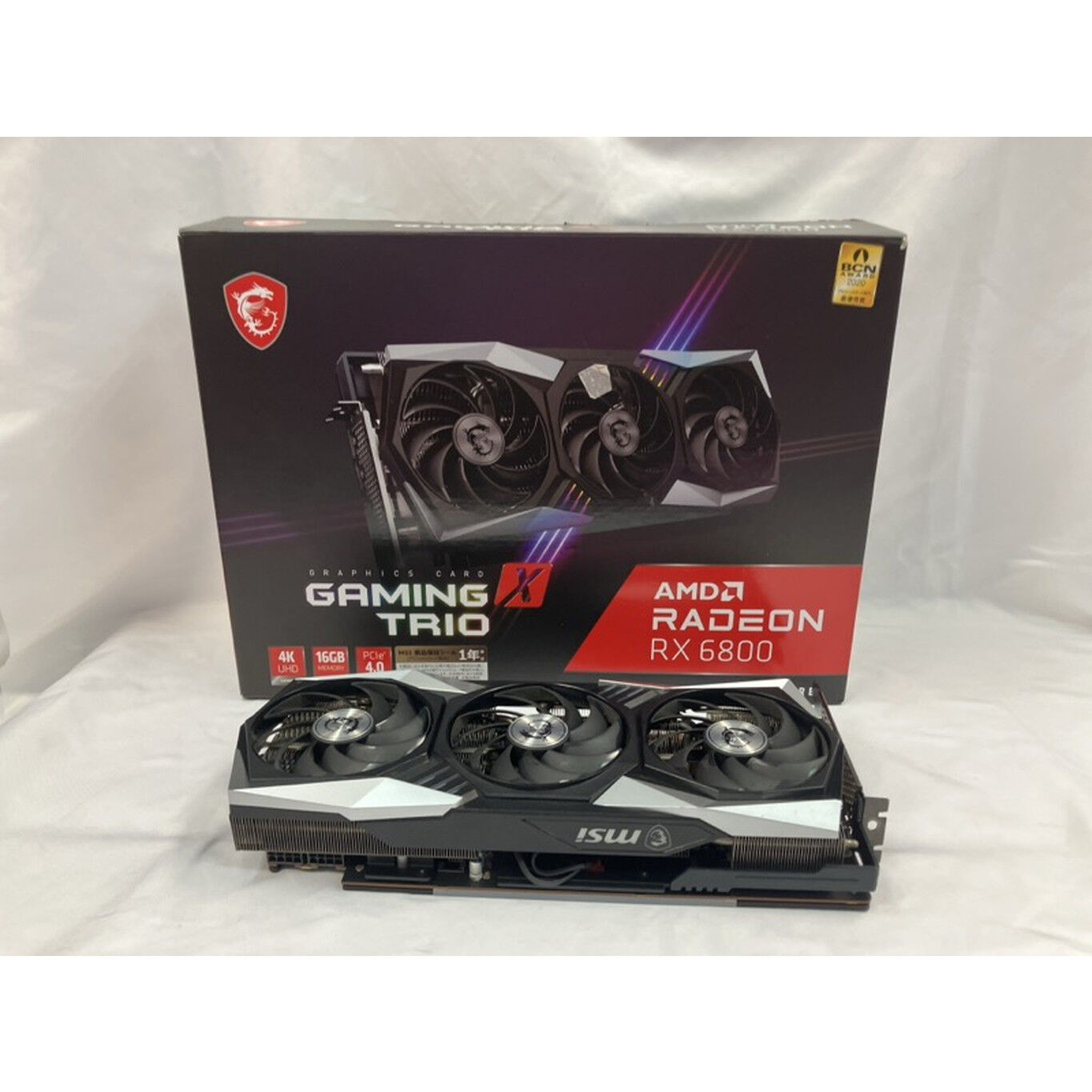 中古 MSI Radeon RX6800 GAMING X TRIO 16G (Radeon RX6800 16GB