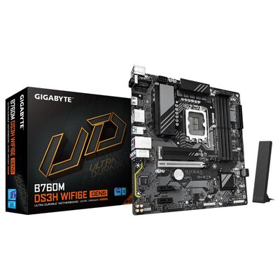 GIGABYTE  B760M DS3H WF6E GEN5 (B760 1700 MicroATX) 